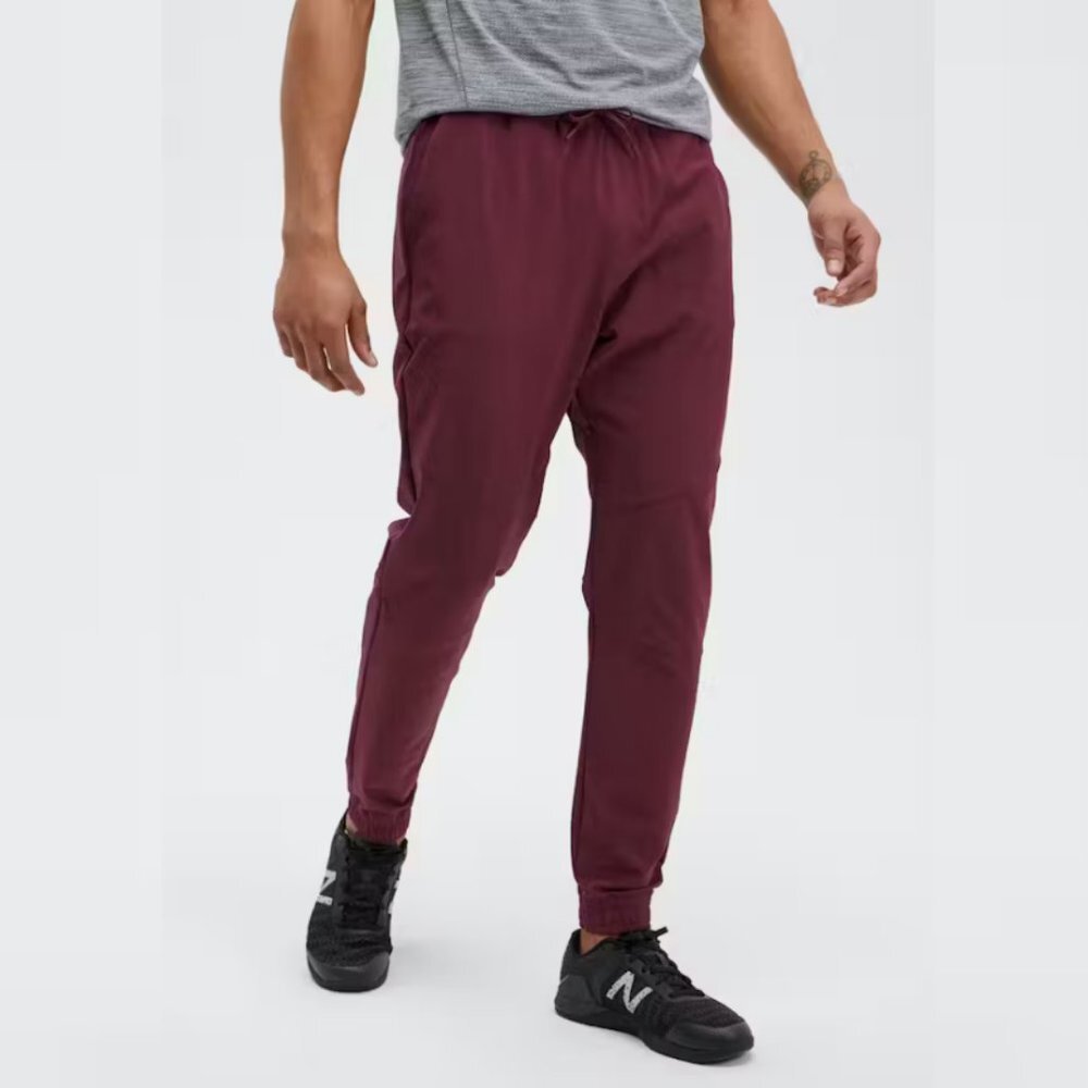 MEC Flexion Lightweight Joggers Pants‎ Burgundy Wine Size XXL Travel Hiking Pant